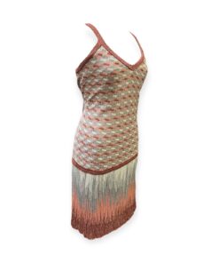 M Missoni Shimmer Knit Dress in Silver Multi | Size 10 11