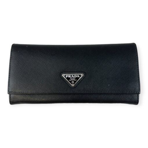Prada Saffiano Wallet in Black 1