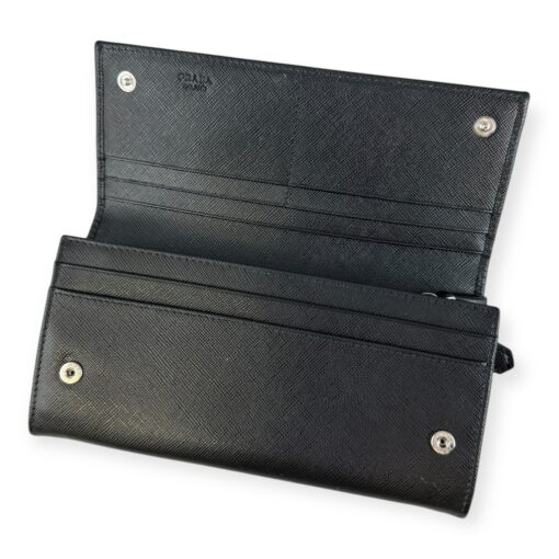 Prada Saffiano Wallet in Black 6