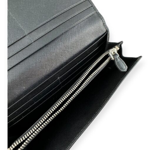 Prada Saffiano Wallet in Black 7