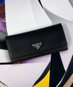 Prada Saffiano Wallet in Black