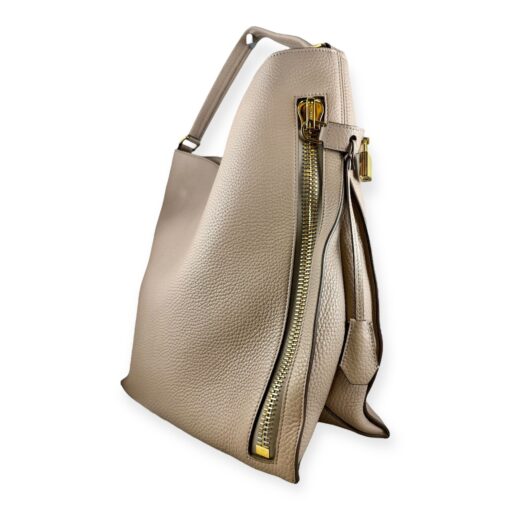 Tom Ford Alix Hobo Bag in Silk Taupe 2